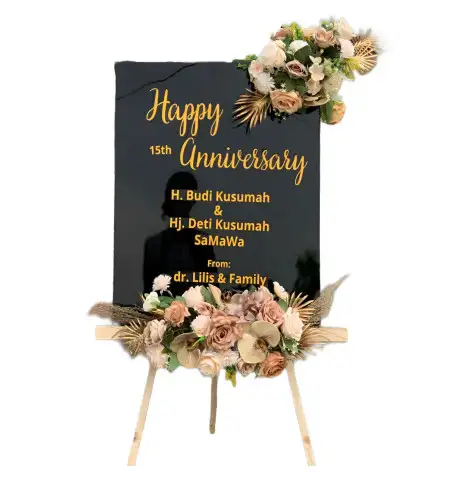 Papan Bunga Akrilik Gentengwetan